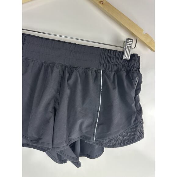 Lululemon Hotty Hot Short Reflective *2.5" Liner Stretch Black Women's Size 8 - Picture 5 of 15